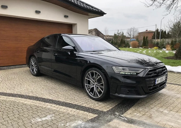 Audi A8 cena 265500 przebieg: 96000, rok produkcji 2020 z Skaryszew małe 67
